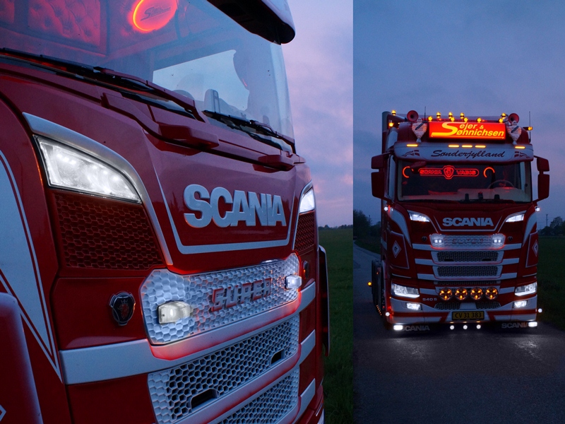Extra positielicht dual color voor Scania 2016-2022 