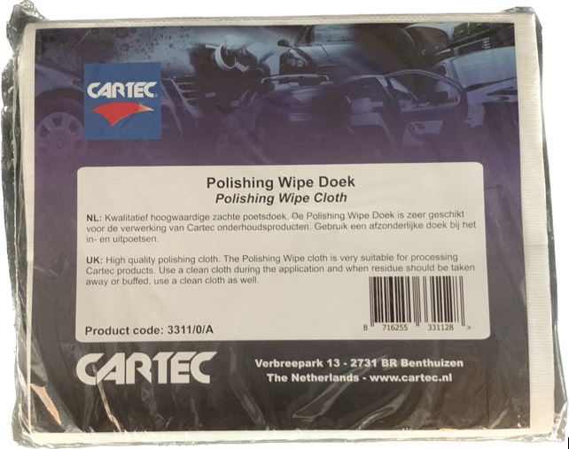 Cartec zachte polijstdoek 10 stuks