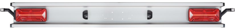 Bumper aluminium 2400mm R58-03 met EcoledII verlichting 