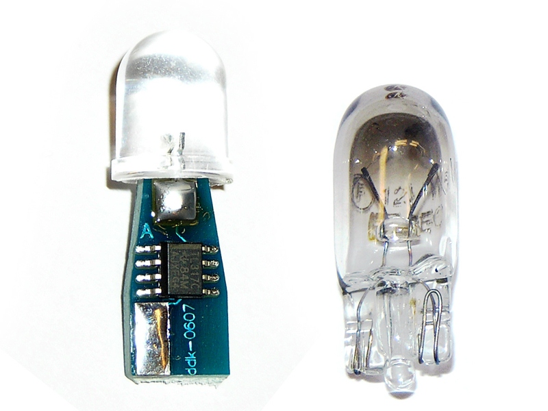 Led positielamp set Rood 10mm 12/24V, 2 stuks