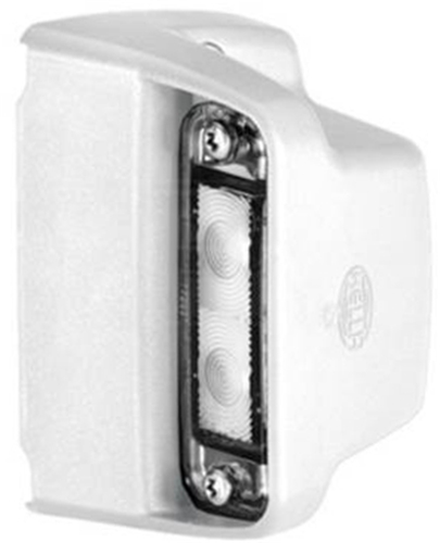 Kentekenlamp Hella wit huis opbouw led 12/24V