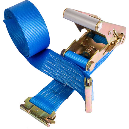 Spanband 50 mm 4M compleet met standaard ratel en sleufgatfitting