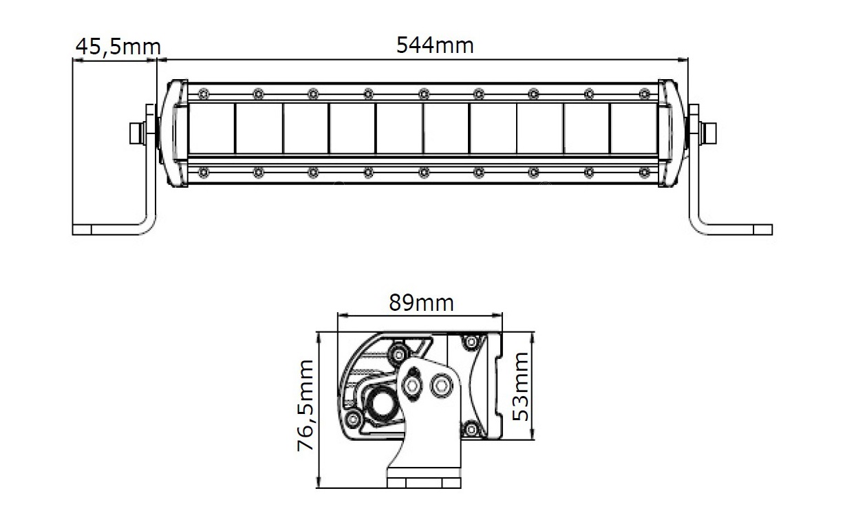 Light bar TRSW 12281 100W Tralert 9/30V