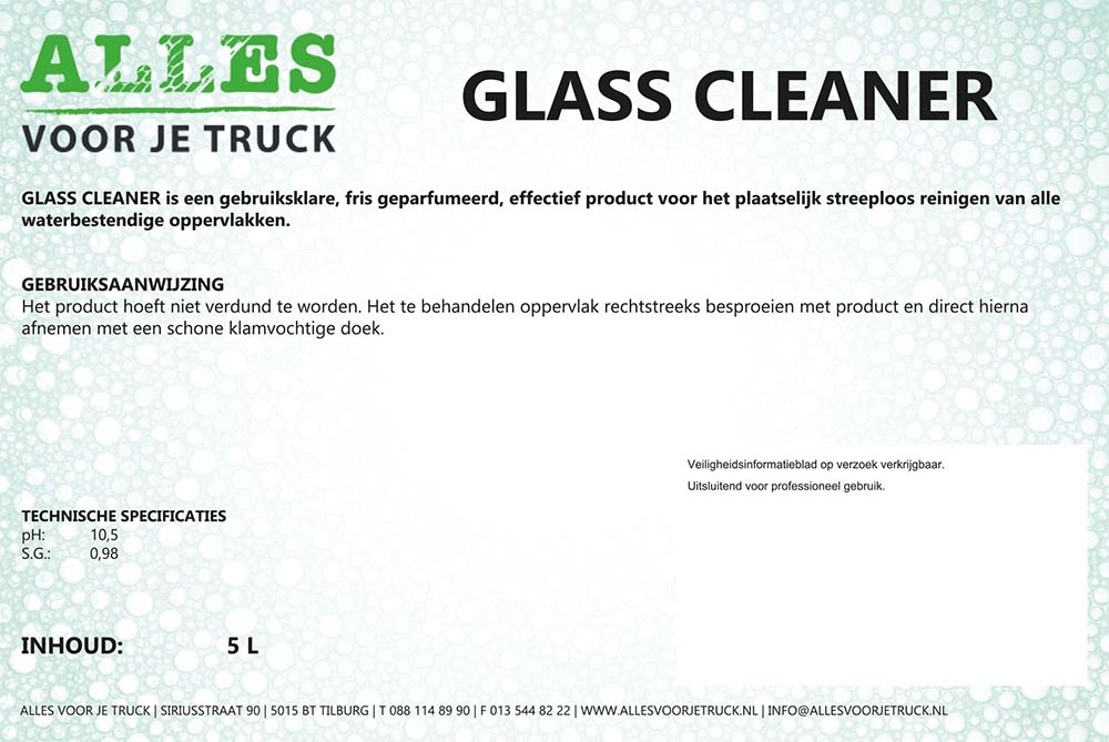 Glasreiniger AVJT Glass Cleaner, 5 ltr