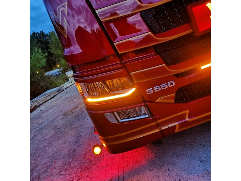 Scania R-S serie Oranje LED DRL vervanging