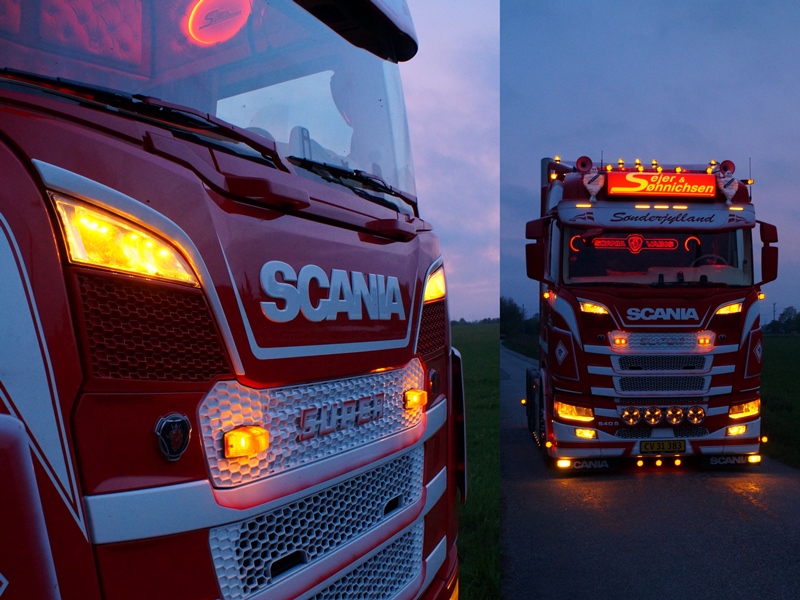 Extra positielicht dual color voor Scania 2016-2022 
