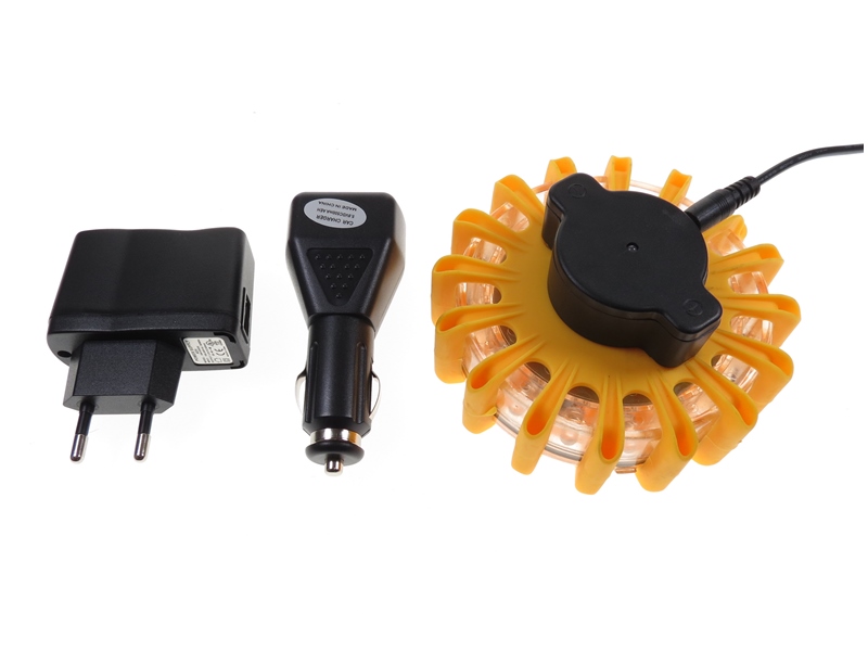 Prostrobe multi flare - 1 x oplaadbare pechlamp via 12/24V of 230V