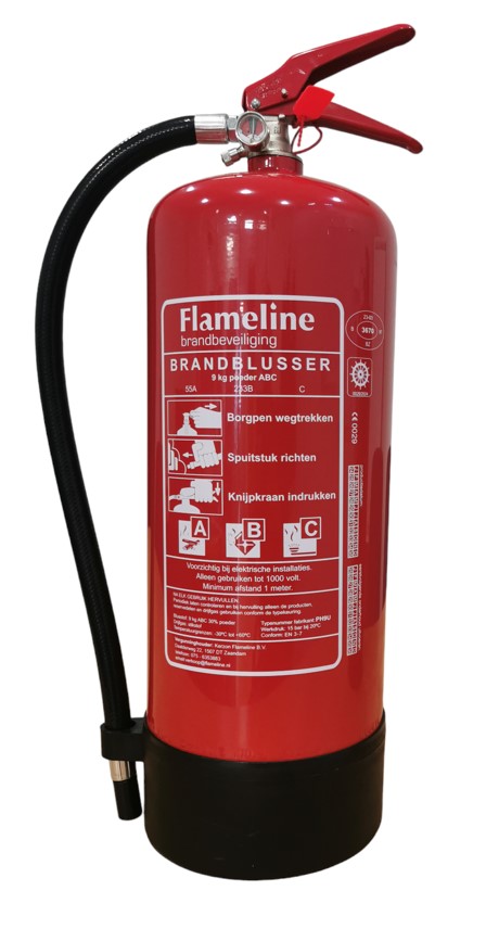 Brandblusser ABC poeder 9 kg