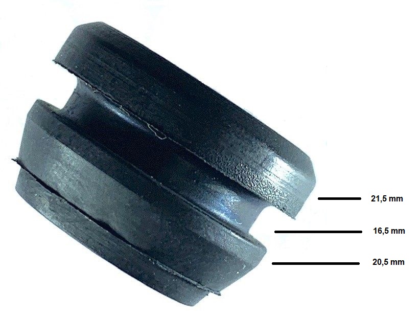 Rubber dopje voor Topstop