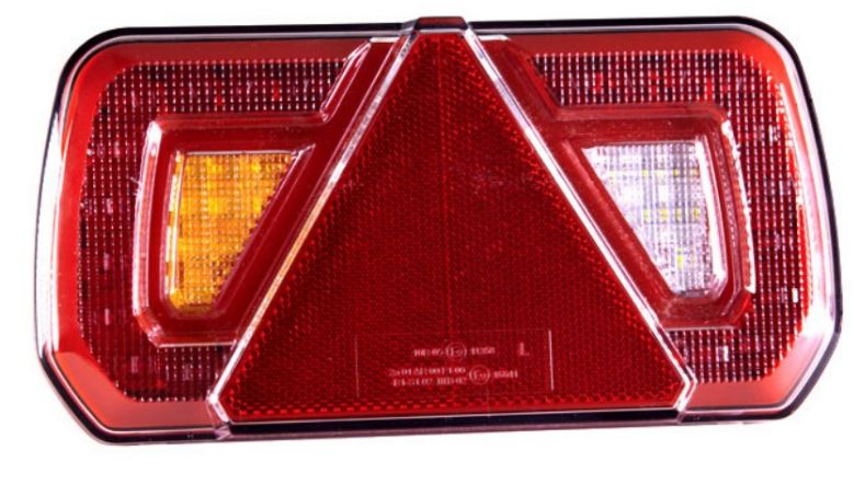 Achterlicht LED aanhangwagen E-keur 12/24V Links