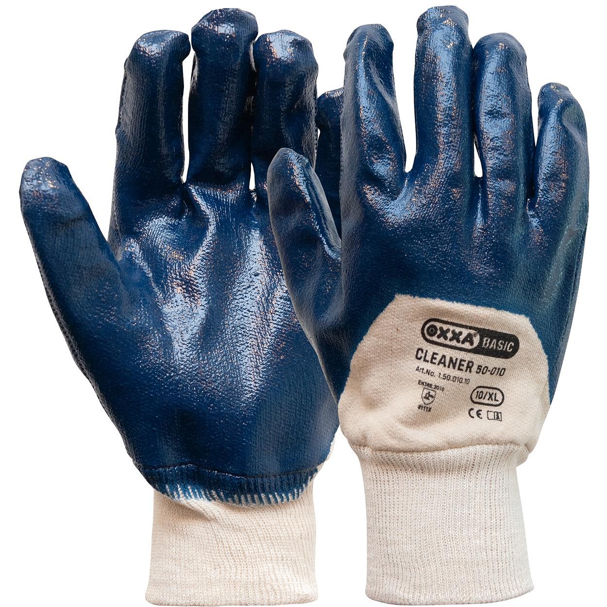Werkhandschoen OXXA Cleaner 50-010 NBR blauw