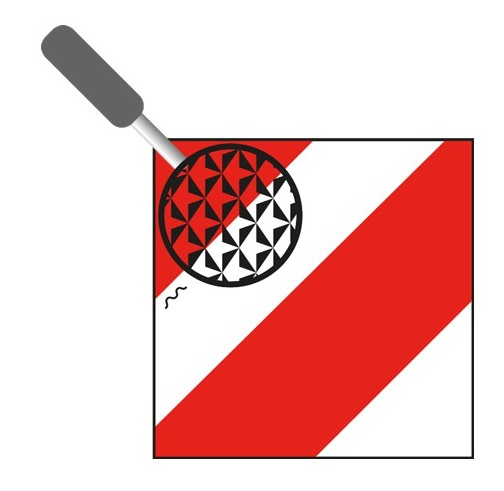 Lengte-breedte markering Belgie