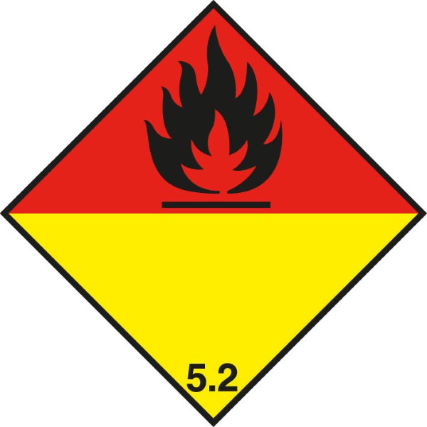 Gevaarsetiket organische peroxiden