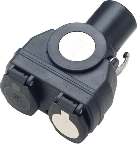 Adapter 24V van 15 polig naar 2 x 7 polig Euro N + S 