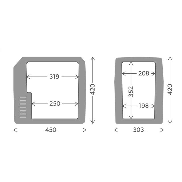 Koelbox Dometic 12/24V TropiCool TCX21  