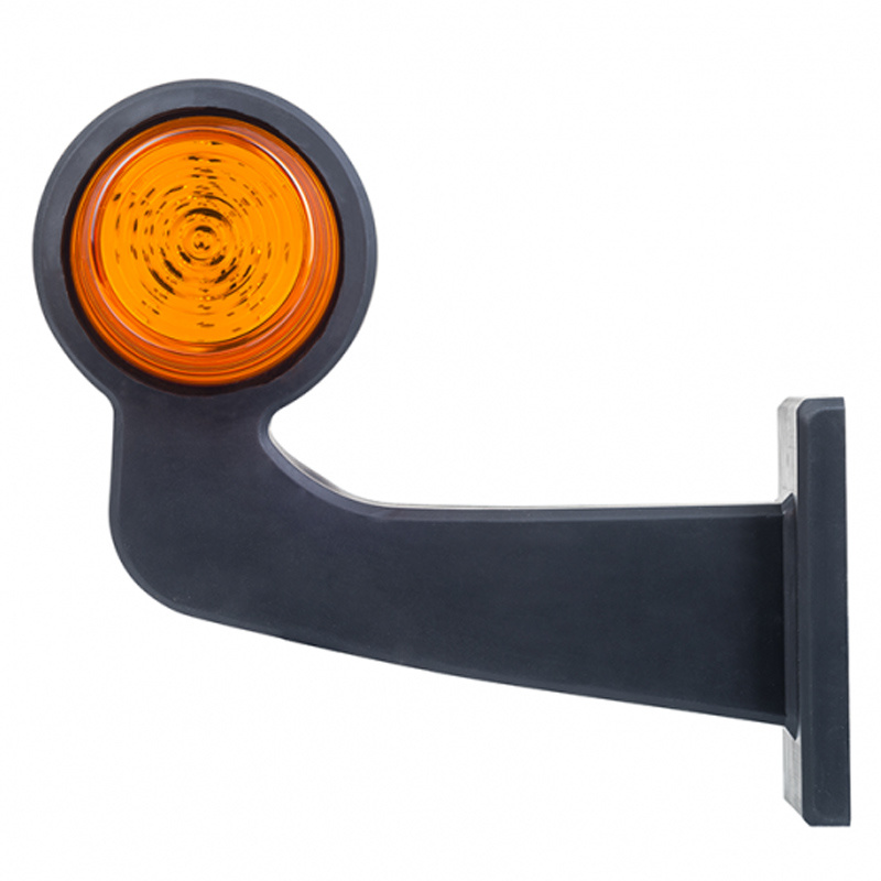 Pendellamp Tralert LED rechts haaks oranje/rood helder 12-24V