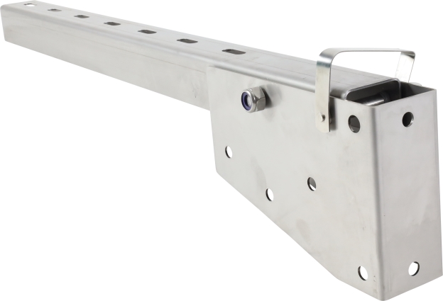 Klapbare steun RVS voor afschermingsprofiel 