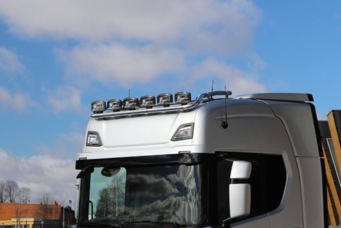 Lampenbeugel Scania R vanaf 2016 dakmontage hoog recht