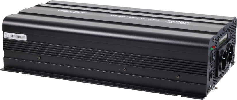 Omvormer zuivere sinus 24V > 230V 2500 watt Voldt