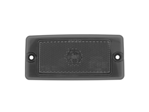 LED markeringslamp klassiek wit smoke zwarte lens 