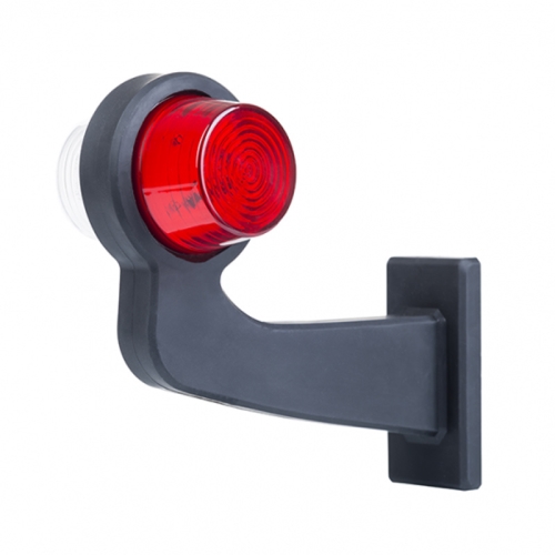 Pendellamp Tralert LED links haaks koud wit/rood helder 12/24V