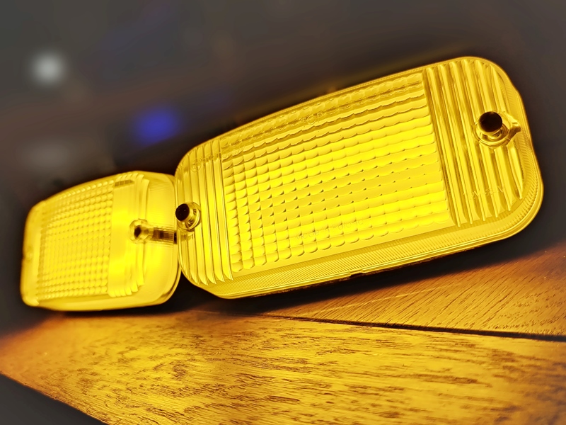 Diffuser bij gebruik led unit voor Talmu dagrijlampen 
