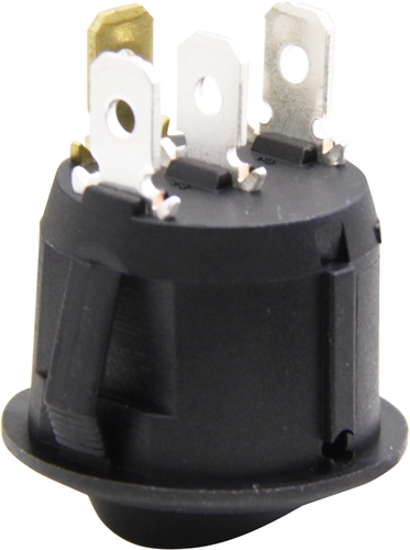 Mini schakelaar wit aan/uit werklamp symbool 12-24V