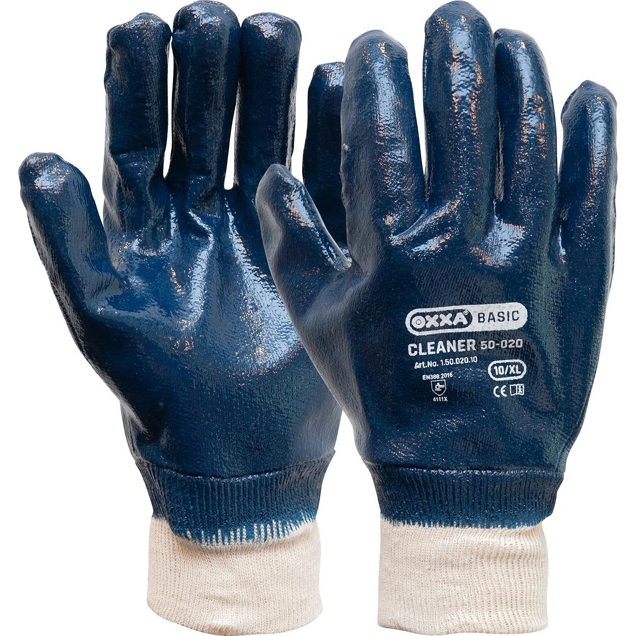 Werkhandschoen OXXA Cleaner 50-020 NBR blauw