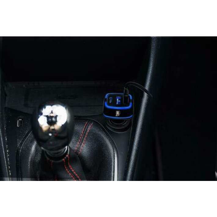 Autolader USB 2xA 1xC 12/24V