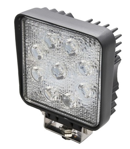 Werklamp 9 led 2200 lumen 27W 12/24V