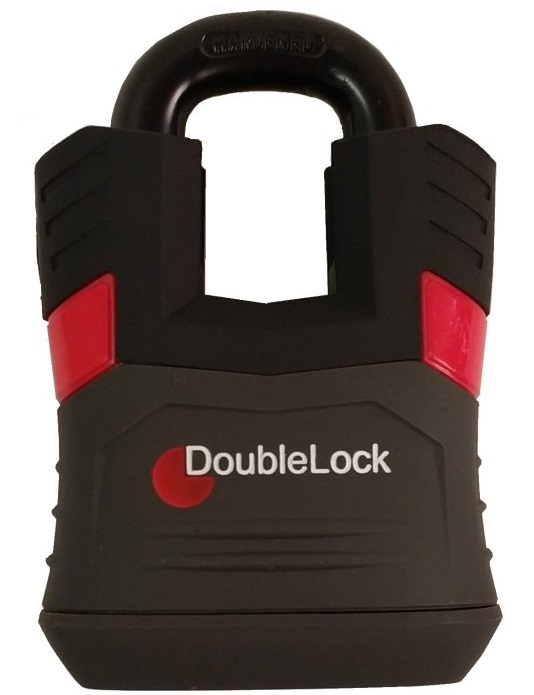 Padlock red hangslot DoubleLock