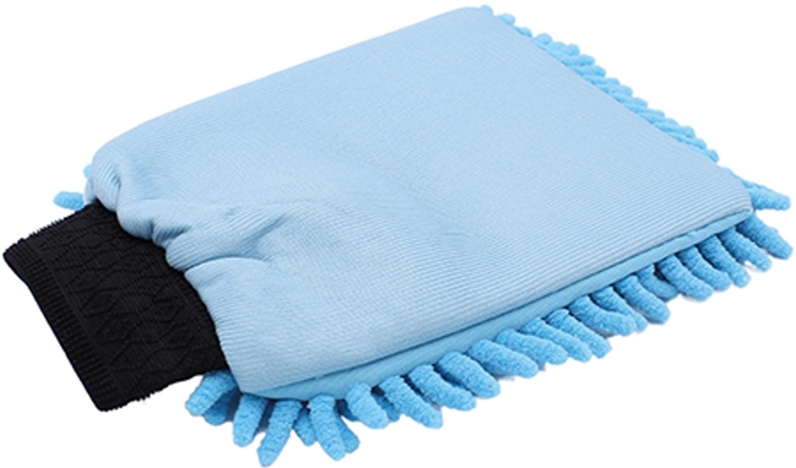 Washandschoen microvezel zacht met lange microvezels 