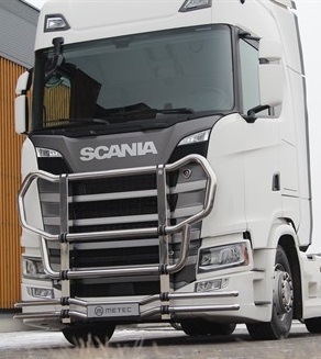 Bullbar staal verchroomd voor Scania R serie vanaf 2016