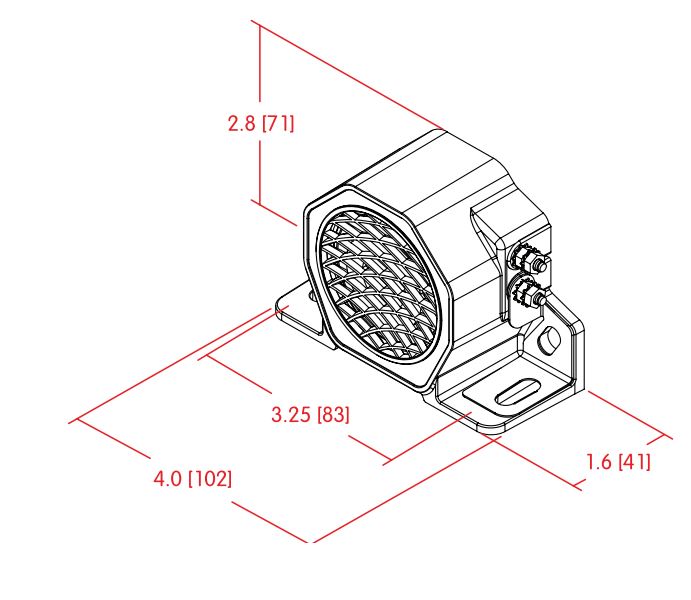 Achteruitrij-alarm Ecco 102 dB 12/24V