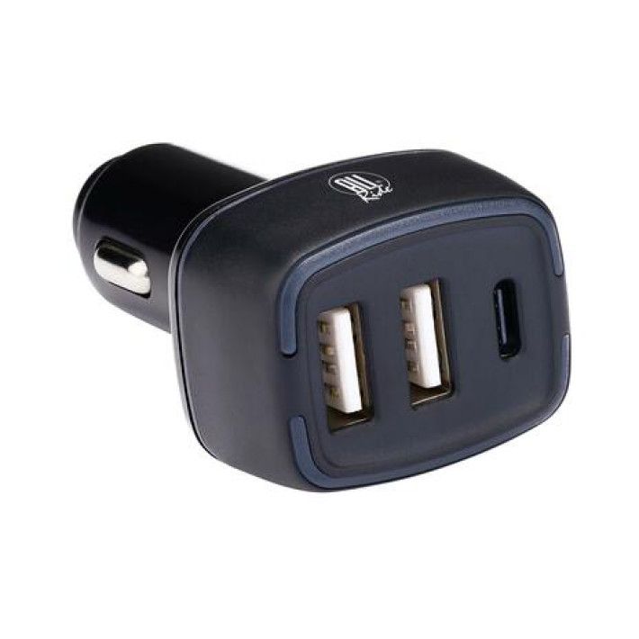 Autolader USB 2xA 1xC 12/24V
