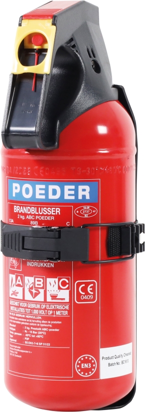 Brandblusser ABC poeder 2 kg compact