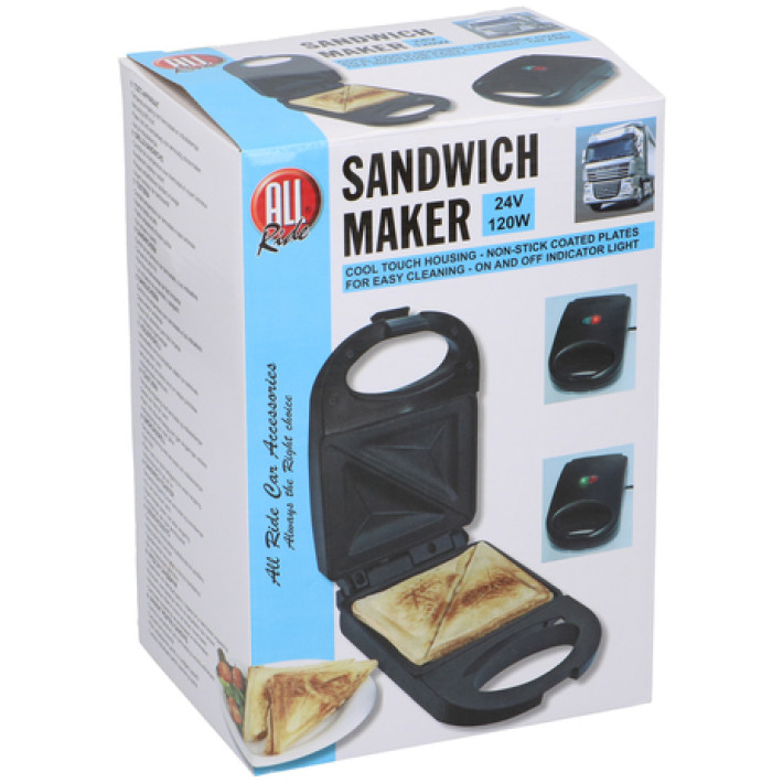 Tosti apparaat 120W 24V voor in Trucks
