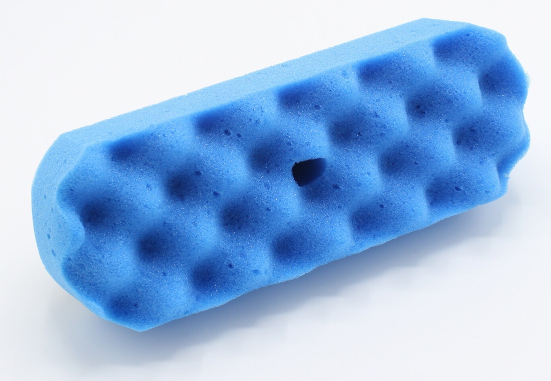 Autowas spons borstel blauw 