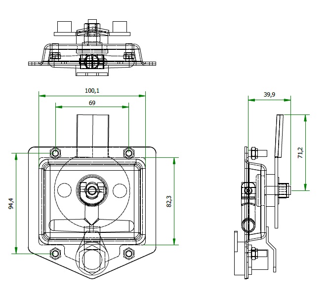 T-drop slot RVS TTP oud model