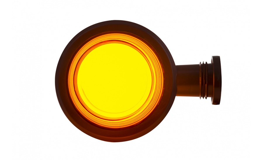 Pendellamp kort led neon look or/ro Horpol 12/24V