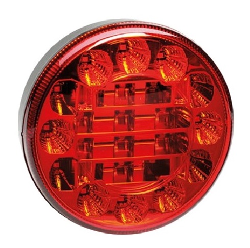 Mistlamp hamburger LED Ø122 mm Hella 12/24V