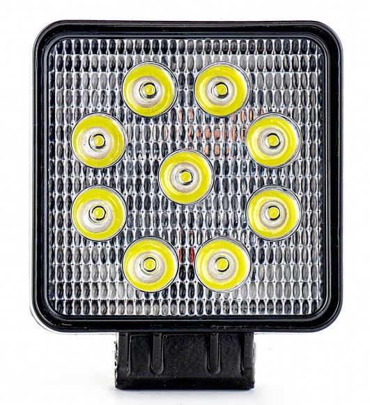 Werklamp 9 led 2200 lumen 27W 12/24V