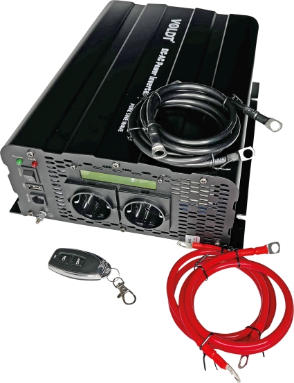 Omvormer zuivere sinus 24V > 230V 1500 watt Voldt