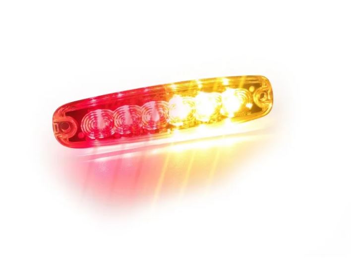 Achterlicht micro ultra dun 6 led 12/24V