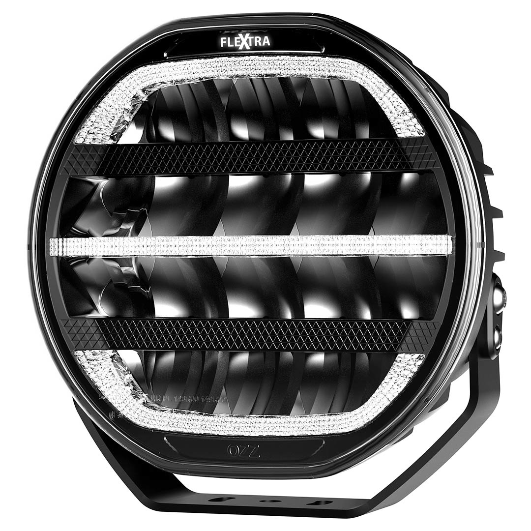 Verstraler OZZ XR2 P9 LED zwart Tralert