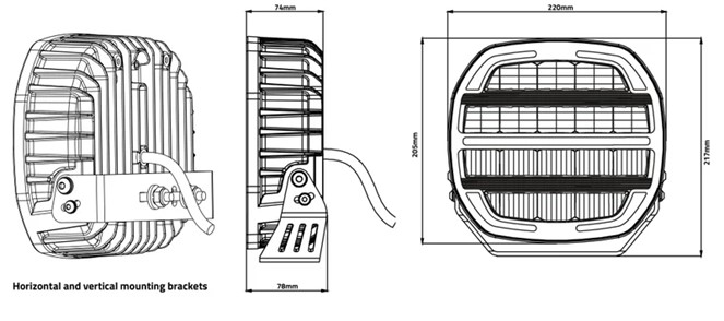 Verstraler LED Phantom wit Tralert