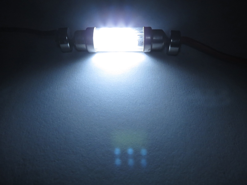 LED Buislamp koud wit 42mm 24V, 1 stuk