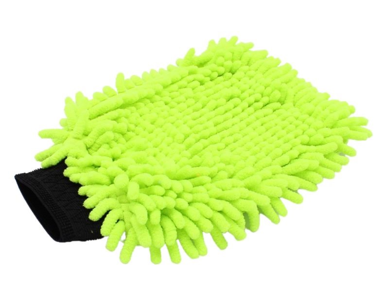 Washandschoen microvezel zacht met lange microvezels 