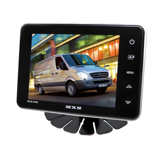 Monitor 5DM 5-inch TFT LCD 2-kanaals 12/24V