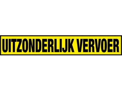 Uitzonderlijk vervoer zeildoek